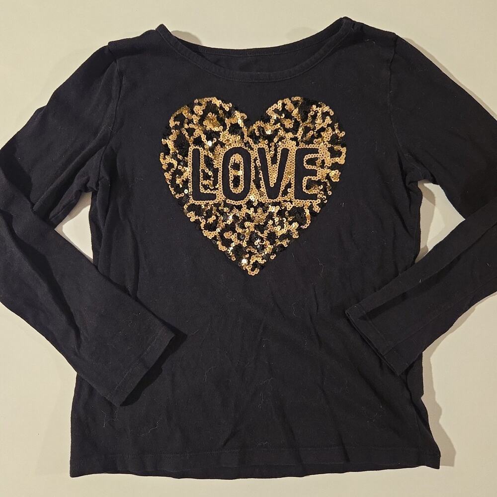 Children's Place Longsleeve Sequin Topโ 7/8